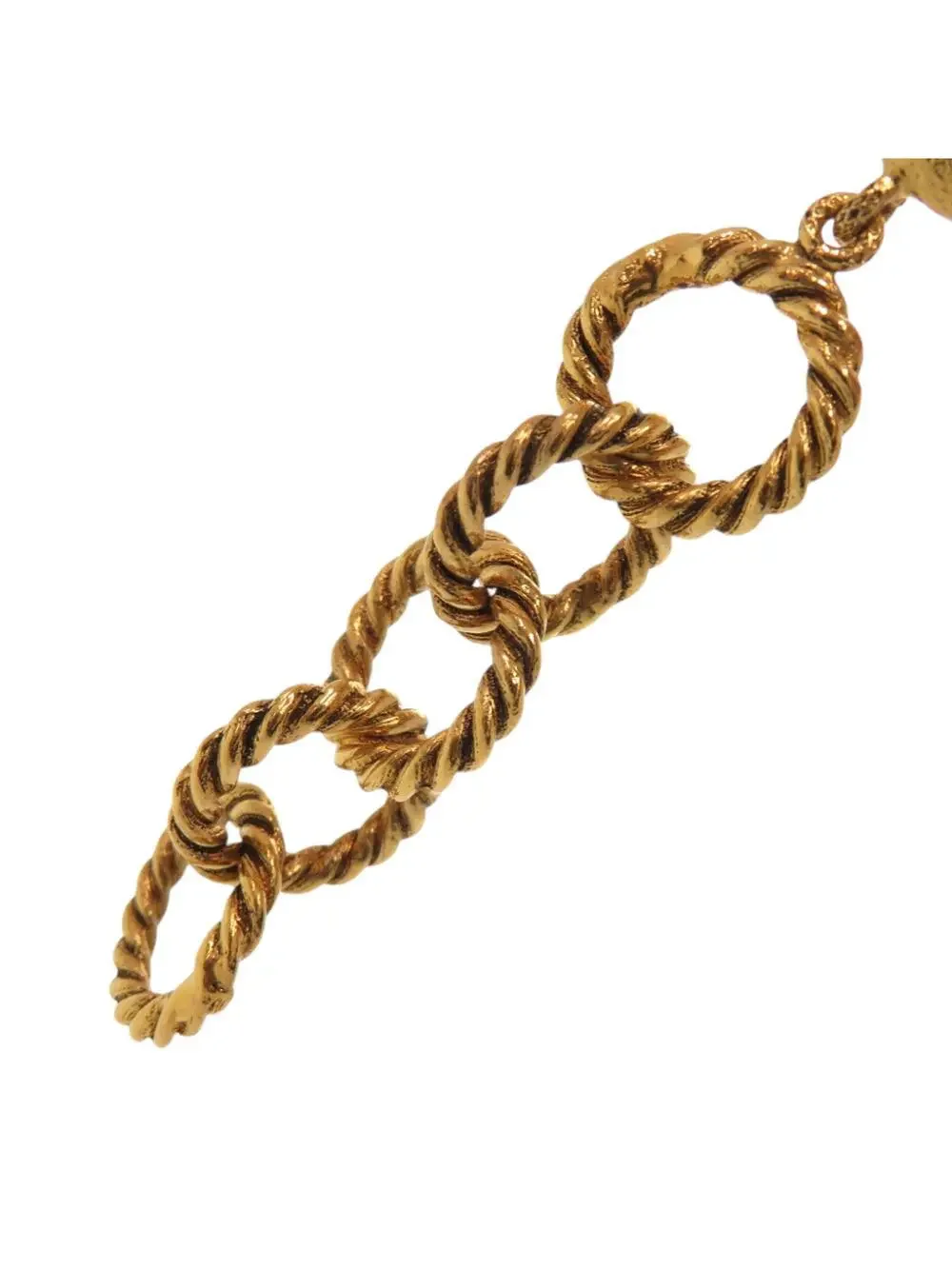 Chanel Vintage Earrings Gold-Tone Metal #299453C15B